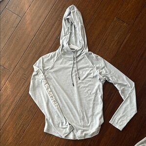 Under Armour Light Gray Pullover Hoodie